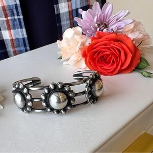 Vintage Sterling Silver Cuff